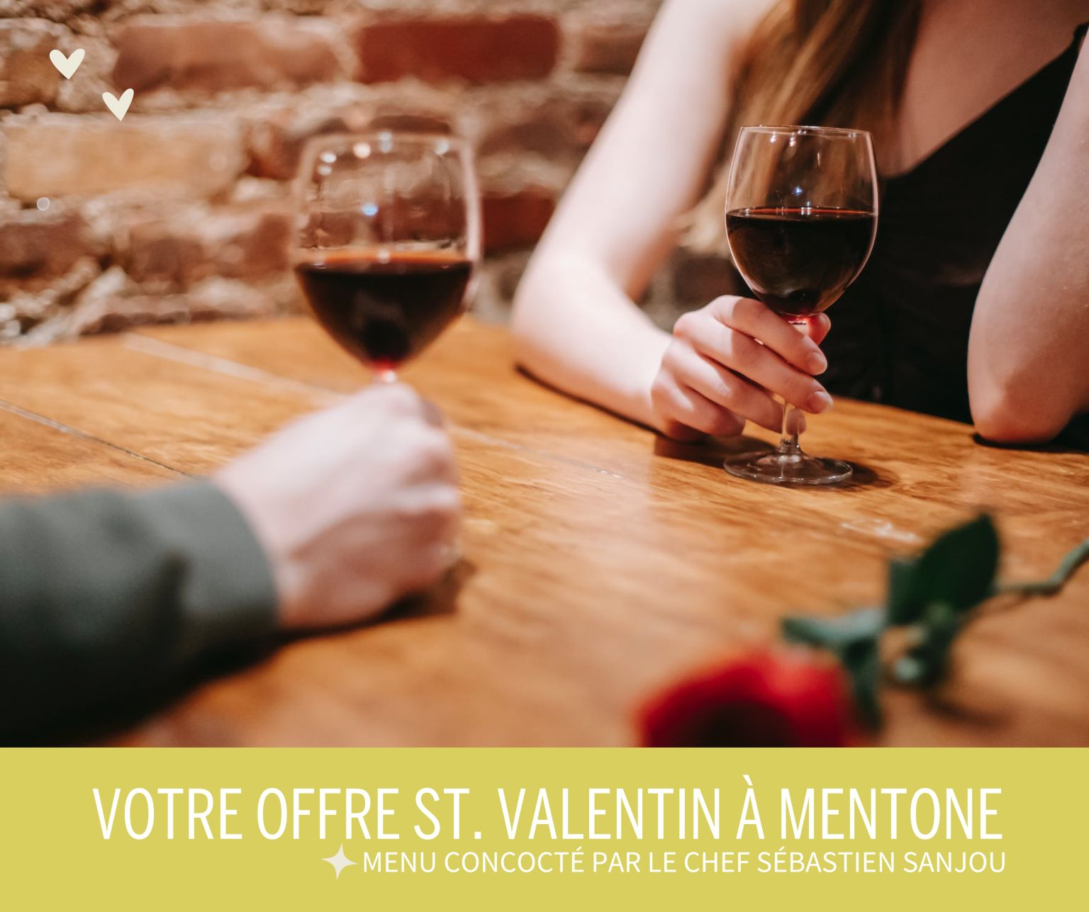 Votre séjour Saint-Valentin à Mentone !