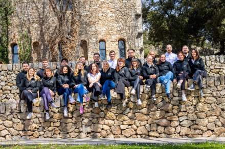 Photo de famille au Château Mentone, Provence, Saint-Antonin du Var