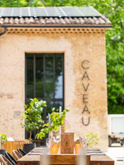 Le caveau de Vente du Chateau Mentone