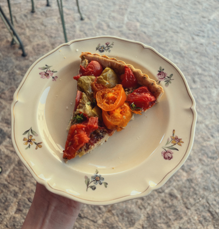 Tarte salée à la Tomate du Chef, Bistrot de Mentone à Lorgues